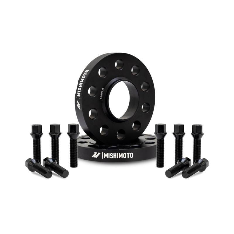 Mishimoto MMWS-015-200BK Mishimoto Wheel Spacers - 5x112 - 66.5 - 20 - M14 - Black - Fits select 2014-2024 BMW models