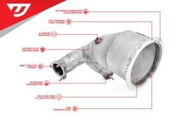 Unitronic Performance Downpipe for B9 S4/S5 3.0TFSI