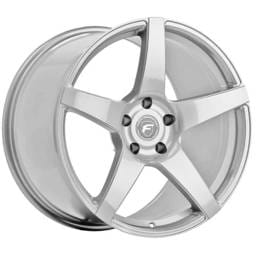 Forgestar F11699065P35 Forgestar CF5 19x9 / 5x114.3 BP / ET35 / 6.4in BS Gloss Silver Wheel