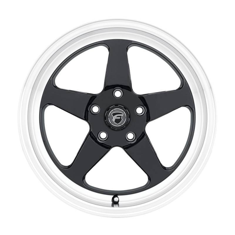 Forgestar F09170022P45 Forgestar D5 Drag 17x10 / 5x120 BP / ET45 / 7.3in BS Gloss Black Wheel thumbnail 3