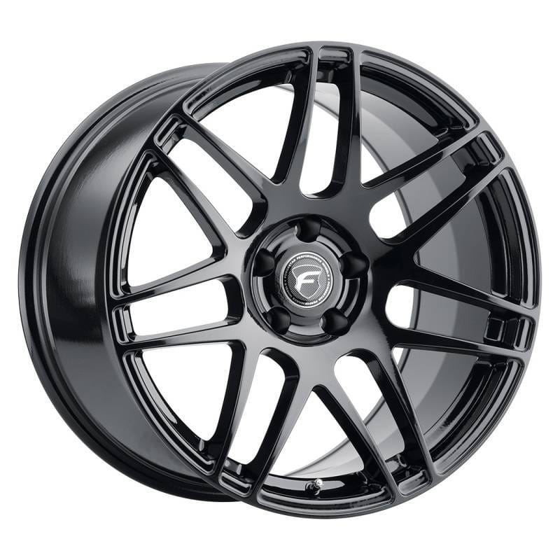 Forgestar F15189544P48 Forgestar F14 18x9.5 / 5x112 BP / ET48 / 7.1in BS Gloss Black Wheel