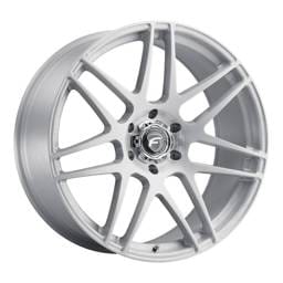 Forgestar F25820084P30 Forgestar X14 22x10 / 6x139.7 BP / ET30 / 6.7in BS Gloss Brushed Silver Wheel