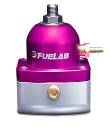 Fuelab 51503-4 Fuelab 515 Carb Adjustable FPR 4-12 PSI (2) -10AN In (1) -6AN Return - Purple