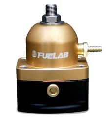 Fuelab 51503-5 Fuelab 515 Carb Adjustable FPR 4-12 PSI (2) -10AN In (1) -6AN Return - Gold