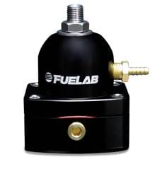 Fuelab 51504-1 Fuelab 515 Carb Adjustable FPR 4-12 PSI (2) -6AN In (1) -6AN Return - Black