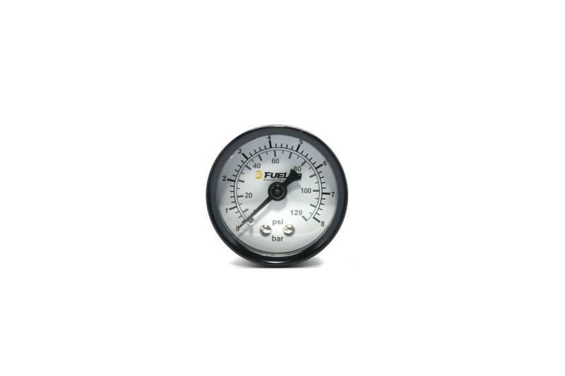 Fuelab 71511 Fuelab 1.5in Fuel Pressure Gauge - EFI - Range 0-120 PSI (Dual Bar/PSI Scale)