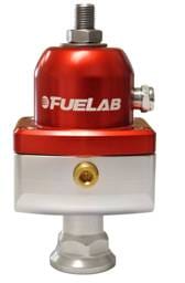 Fuelab 57502-2 Fuelab 575 Carb Adjustable Mini FPR Blocking 1-3 PSI (1) -6AN In (2) -6AN Out - Red