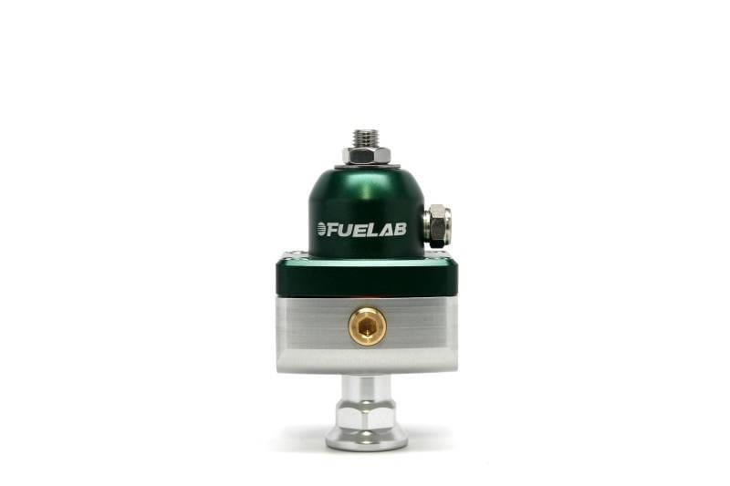 Fuelab 57502-6 Fuelab 575 Carb Adjustable Mini FPR Blocking 1-3 PSI (1) -6AN In (2) -6AN Out - Green
