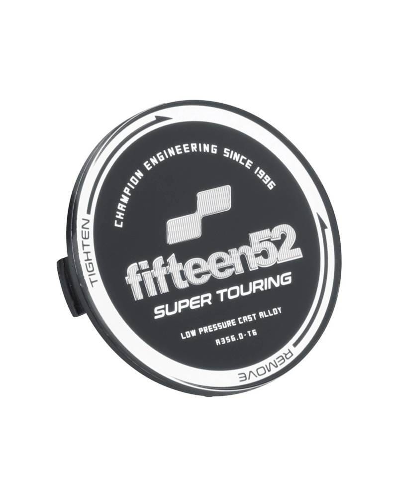 fifteen52 52-ST-CAP-BLACK fifteen52 Super Touring (Chicane/Podium) Center Cap Single - Black/Chrome