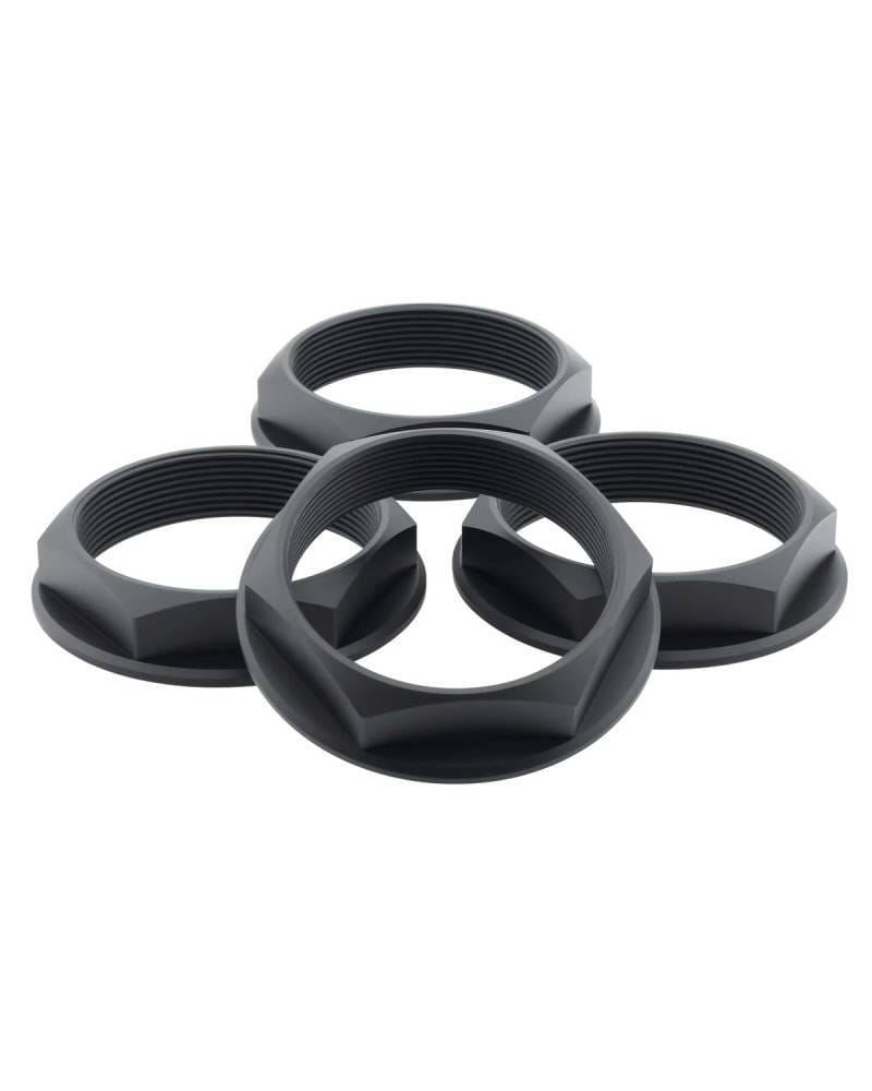 fifteen52 52-ST-NUT-V2- BLACK-SET fifteen52 Super Touring Nut V2 - Anodized Black w/ Satin Clear - Set of 4