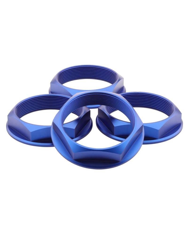fifteen52 52-ST-NUT-V2- BLUE-SET fifteen52 Super Touring Nut V2 - Anodized Blue w/ Satin Clear - Set of 4