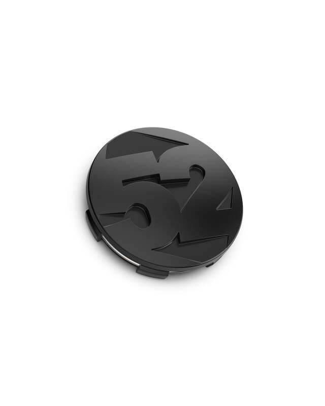 fifteen52 52-TW-CAP-AB fifteen52 65mm Snap In Center Cap Single for Rally Sport/MX/SV Wheels - Asphalt Black (Satin Black)