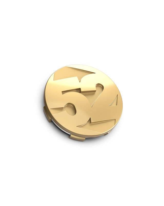 fifteen52 52-TW-CAP-GG fifteen52 65mm Snap In Center Cap Single for Rally Sport/MX/SV Wheels - Gold