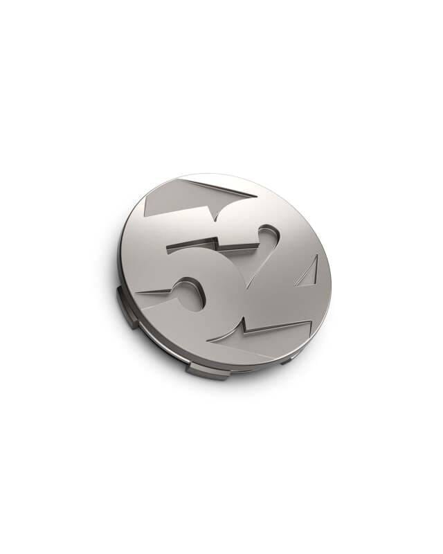 fifteen52 52-TW-CAP-MG fifteen52 65mm Snap In Center Cap Single for Rally Sport/MX/SV Wheels - Magnesium Grey
