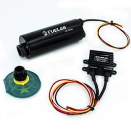 Fuelab 20812 Fuelab In-Tank Twin Screw Brushless Fuel Pump Kit w/Remote Mount Controller/65 Micron - 400 LPH