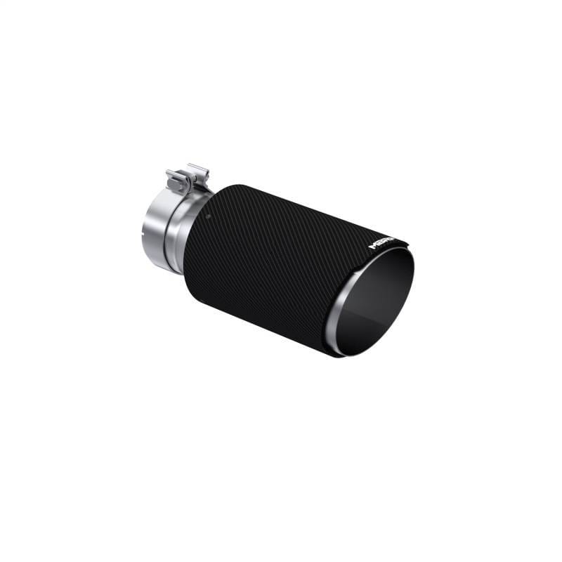 MBRP Exhaust pT5072CF MBRP Universal Carbon Fiber Tip 6in OD/4in Inlet/12in L - Angle Cut Tip
