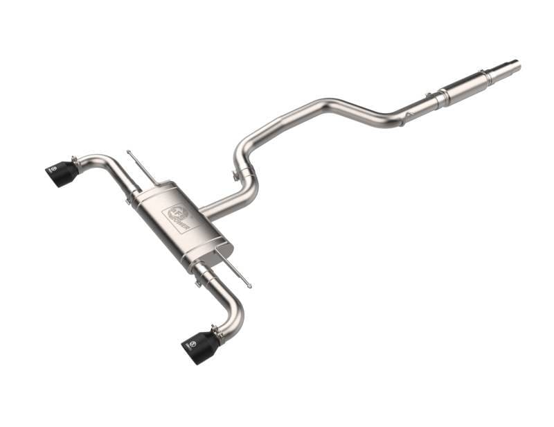 aFe 49-36454-B aFe 22-24 Volkswagen GTI MACH Force-Xp 3 to 2-1/2 IN Stainless Steel Cat-Back Exhaust w/Black Tip