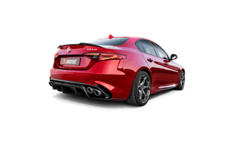 Akrapovic S-AR/TI/1H-E Akrapovic 17-19 Alfa Romeo Giulia Quadrifoglio Evolution Line Cat Back (Titanium) w/Link Pipes thumbnail 3