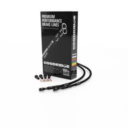 Goodridge 14-17 Harley-Davidson FXDB/FXDBP (Mini Ape w/ABS ) Front 4in Extended Brake Hose Kit - HD0073-2FB-BK4