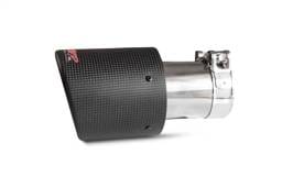 MBRP Exhaust pT5123CF MBRP Universal Carbon Fiber Tip 4in OD / 2.5in Inlet / 7.7in L