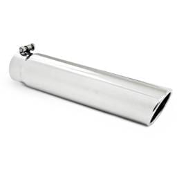 MBRP Exhaust pT5143 MBRP Universal Tip 3.5in OD 3in Inlet 16in L Angled Cut Rolled End Clampless-No Weld T304