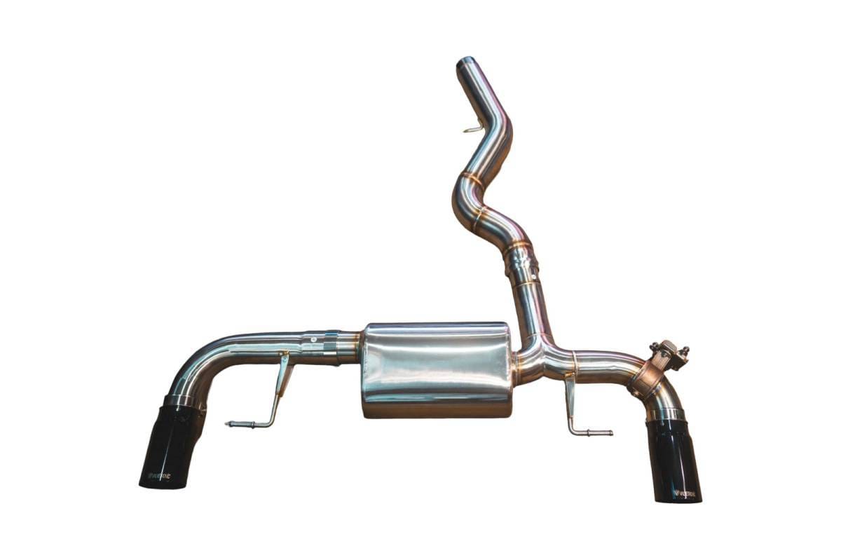 Valvetronic Designs BMW G20, 330i,430i 2.0L Axleback, T304 Stainless Steel, Black 3.5" Outlet Tips BMW.G20.330i.AXL.BR.BLK