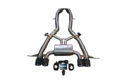 Valvetronic Designs BMW G80,G82 M3,M4 3.0L Axleback, T304 Stainless Steel, Black 3.5" Outlet Tips BMW.G8X.M3.AXL.BR.BLK