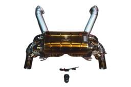 Valvetronic Designs Ferrari 430 Scuderia 4.3L Full Exhaust System, Grade 5 Titanium,Titanium Bespoke OEM Style Valvetronic FER.SCUD.VSES.FF.TI