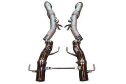 Valvetronic Designs Ferrari SF90 Stradale 3.9L Full Exhaust System, Grade 5 Titanium Reuses OEM Style Tips FER.SF90.F1.VSES.FF.TI