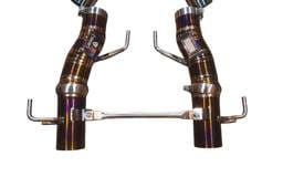 Valvetronic Designs Ferrari SF90 Stradale 3.9L Catback, Grade 5 Titanium Reuses OEM Style Tips FER.SF90.F1.VSES.TI