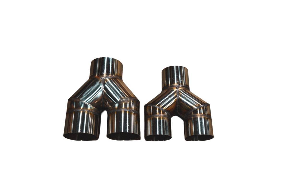 Valvetronic Designs Y Pipe Ehaust Adapter, 2.5" VTD.YPIPE.63MM