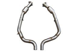 Valvetronic Designs Range Rover SVR 5.0L, Free Flow Downpipe, T304 Stainless Steel RR.SVR.FF.BR