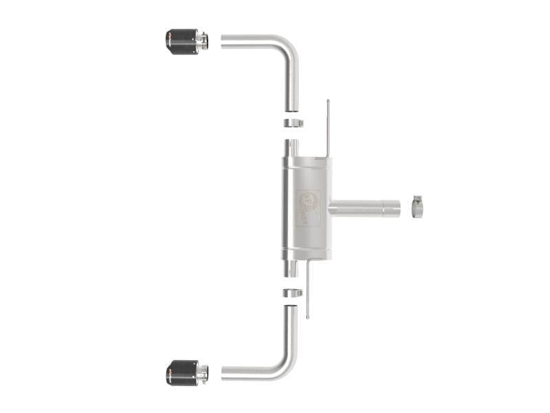 aFe 49-36355-C aFe MACHForce XP Exhausts Axle-Back 21-24 BMW 228i 2.0T (SS w/ Carbon Tips) thumbnail 11