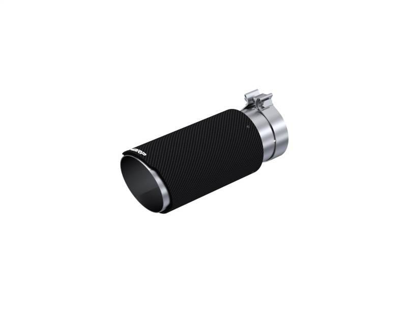 MBRP Exhaust pT5051CF MBRP Universal Carbon Fiber Tip 4in ID/5in OD/12in L Dual Wall Angle Cut