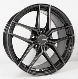 Enkei 467-980-1242HS Enkei Raijin 19x8 42mm Inset 5x120 Bolt Pattern 72.6 Hub Bore Hyper Silver Wheel