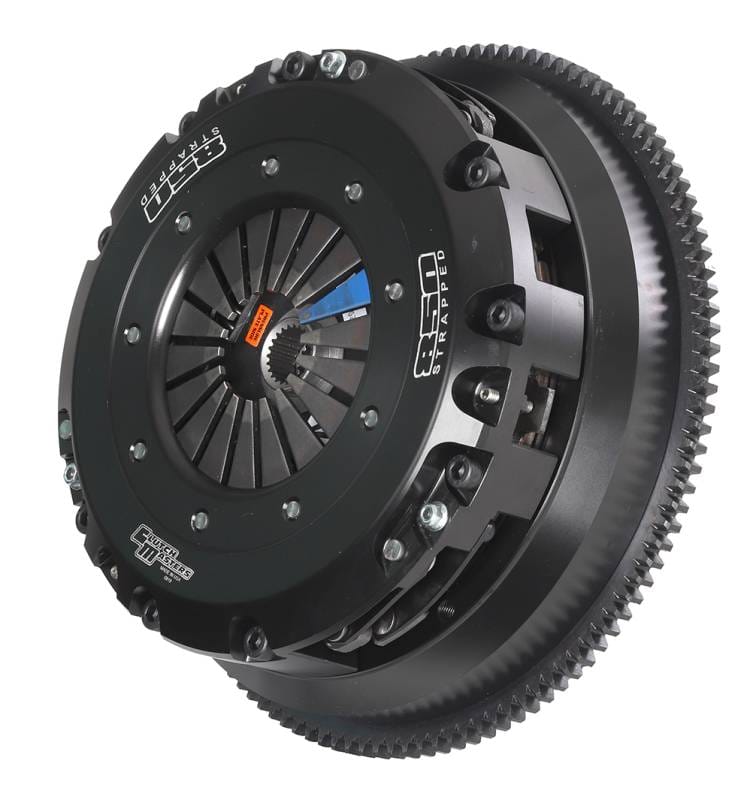 Clutch Masters 02060-TDFS-SHV Clutch Masters 10-17 Audi S4 B8 Supercharged FX850 Strapped Twin Disc Clutch Kit w/ Steel Flywheel thumbnail 2