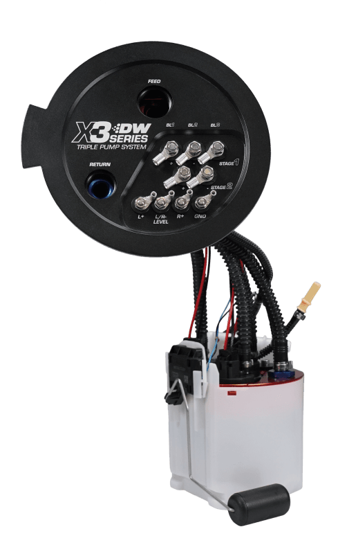 DeatschWerks 9-423-7080 DeatschWerks 20-24 A90/91 Toyota Supra/G8X BMW M3/M4 Fuel Pump Module w/Triple DW420s