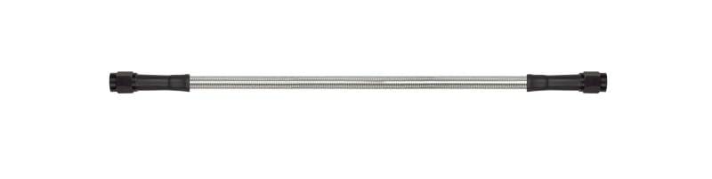 Goodridge 68in Universal Brake Line Assembly w/Black Zinc Fittings & Clear Hose - 30368TB-CL