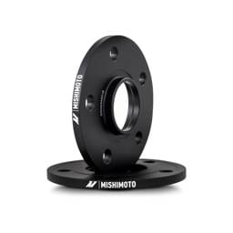 Mishimoto MMWS-013-100BK Mishimoto Wheel Spacers - 5x120 - 64.1 CB - M14 x1.5 - 10mm - BK - Fits 2018 Tesla S