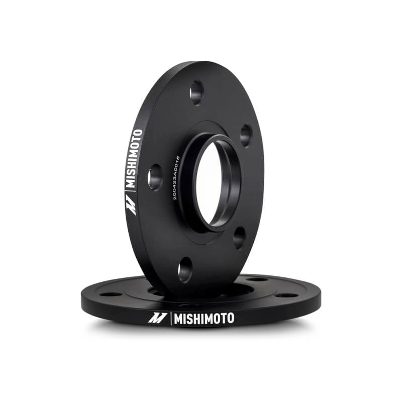 Mishimoto MMWS-013-100BK Mishimoto Wheel Spacers - 5x120 - 64.1 CB - M14 x1.5 - 10mm - BK - Fits 2018 Tesla S