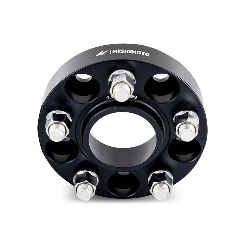 Mishimoto MMWS-012-250BK Mishimoto Mishimoto Wheel Spacers 5x114.3 64.1 CB M14x1.5 25mm BK - Fits 2017-2023 Tesla 3, Y thumbnail 3