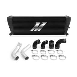Mishimoto MMINT-RGR-11KBKP Mishimoto Ford Ranger 3.2L Diesel Intercooler Kit 2011+ Black w/ Polished Pipes