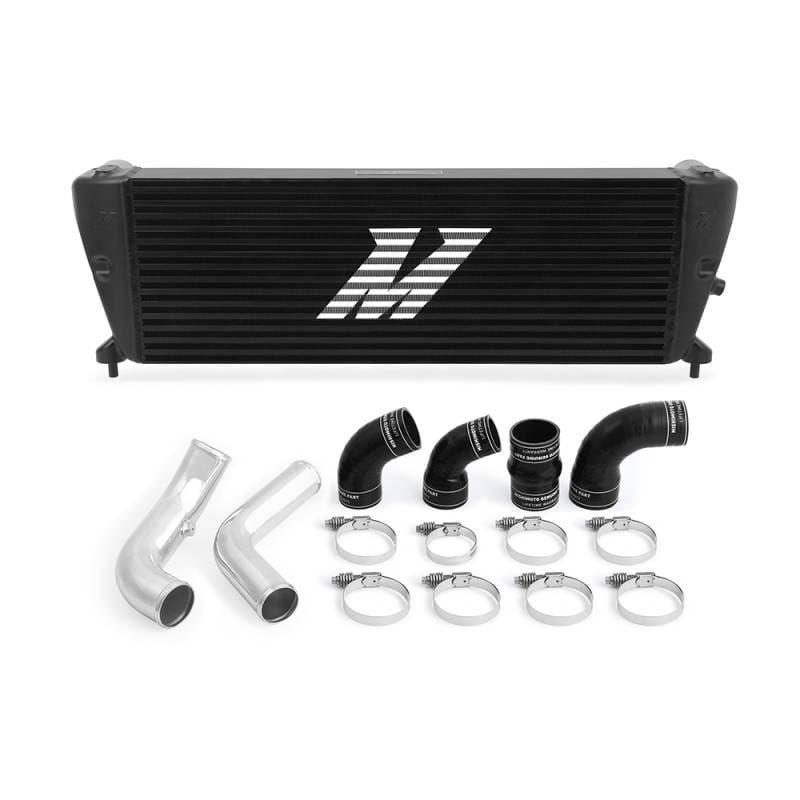 Mishimoto MMINT-RGR-11KBKP Mishimoto Ford Ranger 3.2L Diesel Intercooler Kit 2011+ Black w/ Polished Pipes