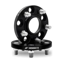 Mishimoto MMWS-012-200BK Mishimoto Mishimoto Wheel Spacers 5x114.3 64.1 CB M14x1.5 20mm BK - Fits 2017-2023 Tesla 3, Y