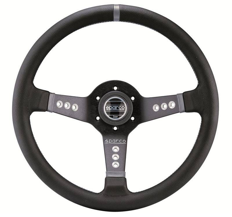SPARCO 015L800PL Sparco Steering Wheel L777 Leather Black