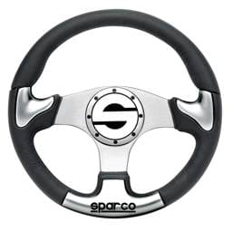SPARCO 015THPUGR345 Sparco Steering Wheel P 222 Silver