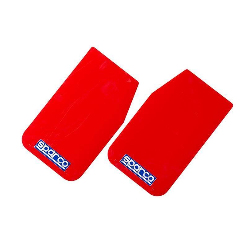 SPARCO 03791RS Sparco Mud Flap Pair Red