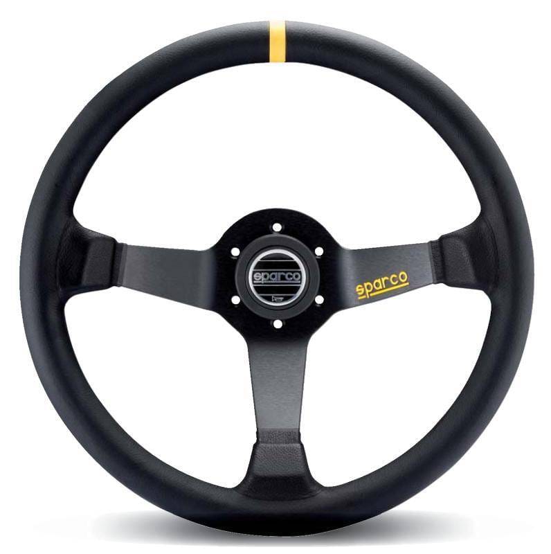 SPARCO 015R345MLN Sparco Steering Wheel 345 Leather Black