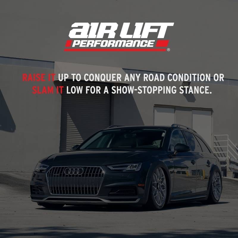 Air Lift 76005 Air Lift Performance 09-16 Audi A4 Quattro & FWD S4/RS4 Front Air Suspension Kit - Fits 2008-2013 Audi S5, A4 thumbnail 5