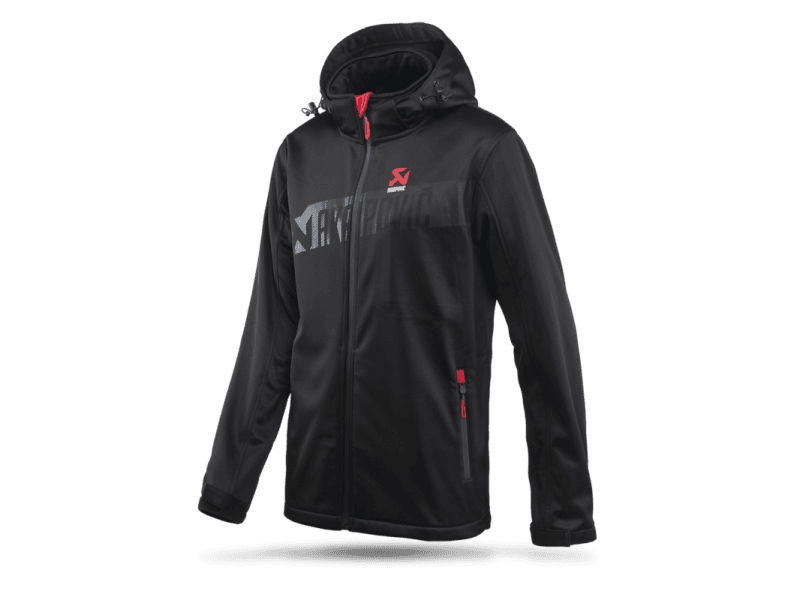 Akrapovic 802081 Akrapovic Mens Corpo Softshell Jacket Black - S